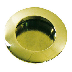 POIGNÉE ENCASTRABLE RONDE EN ZAMAK, DIAMÈTRE 40 MM