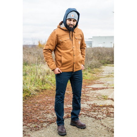 BLOUSON CARHARTT BARLETT EN COTON WASHED DUCK S1103826