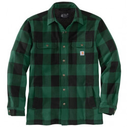 CHEMISE À CARREAUX CARHARTT FLANELLE DOUBLÉE SHERPA JAC S1104911 CHEMISE À CARREAUX CARHARTT FLANELLE DOUBLÉE SHERPA JAC S1104911