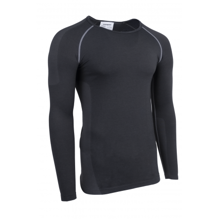 T-SHIRT THERMIQUE MANCHES LONGUES ANTHRACITE