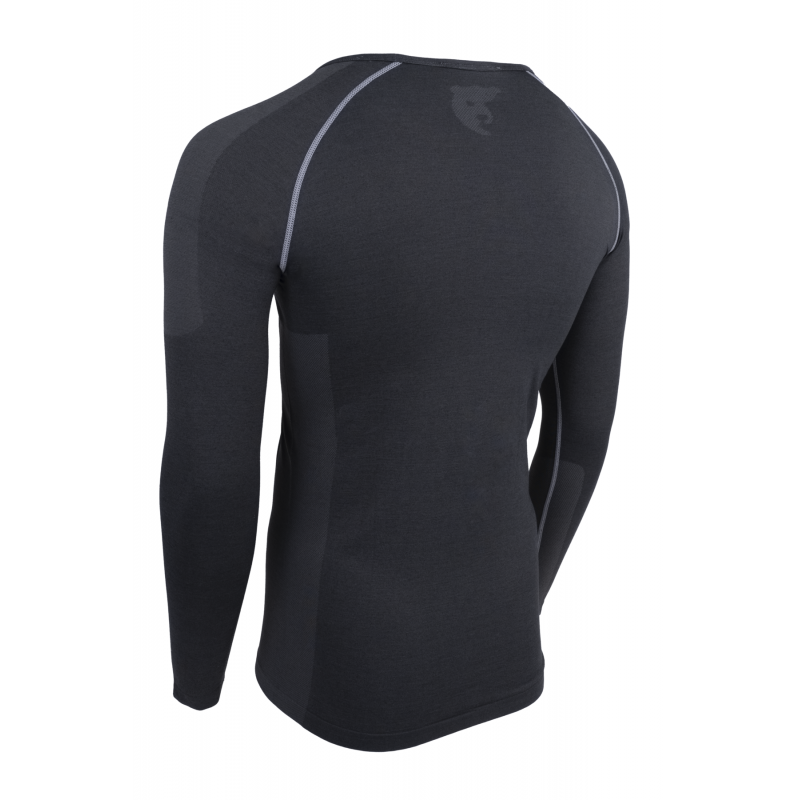 T-SHIRT THERMIQUE MANCHES LONGUES ANTHRACITE