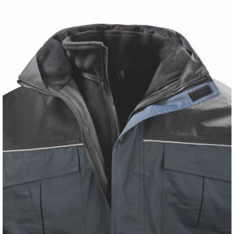 VESTE PARKA RIPSTOP 4 EN 1 NAVY