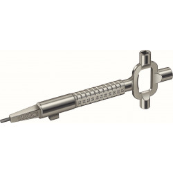 CLÉ DE CHANTIER MULTIFONCTION AVEC MESURE MODÈLE 8160 EFF