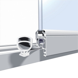 ELLEN 6111193 joint UNIVERSEAL noir pour PVC 25 m