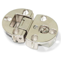 Charnière abattant Emuca 35 mm nickelé