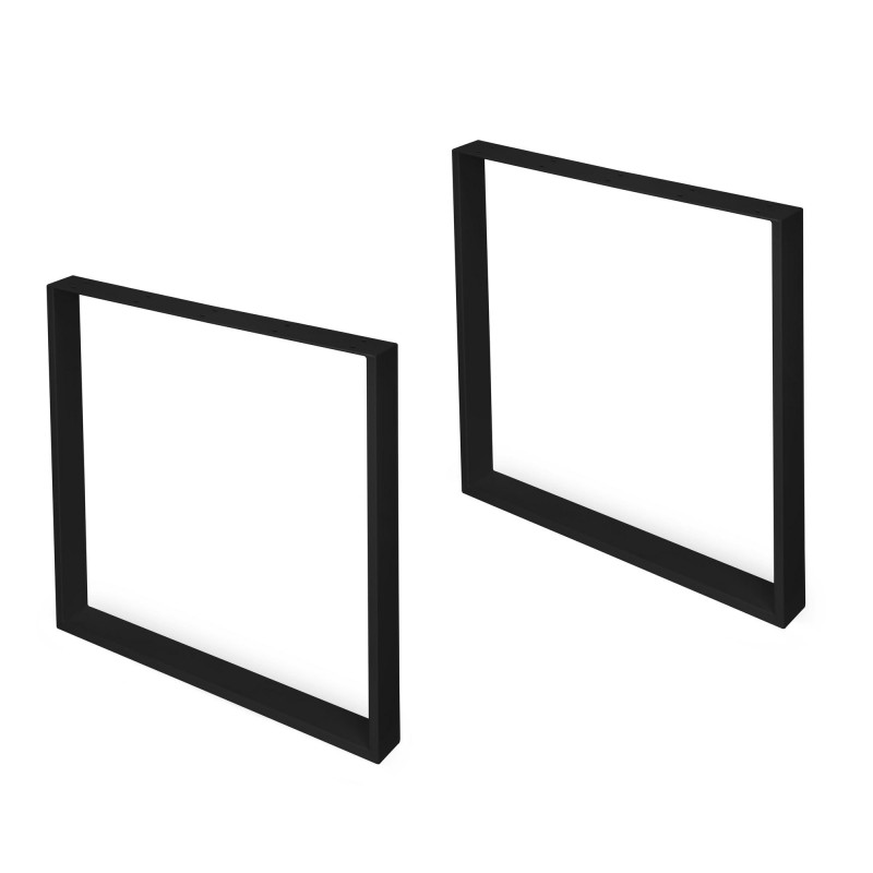Set de 2 pieds rectangulaires Emuca Square - Modèle 2040114