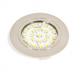 Spot LED Emuca CRUX-IN 1,8W 230V Finition Nickel Satiné