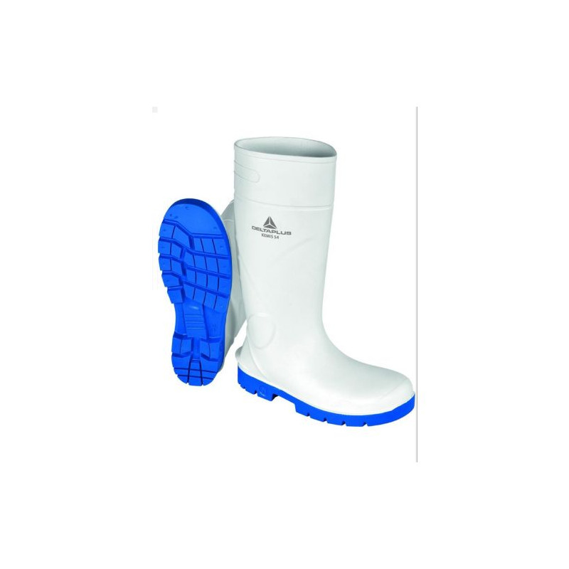 BOTTE DE SÉCURITÉ KEMIS S4 PVC BLANC CI FO A E SR
