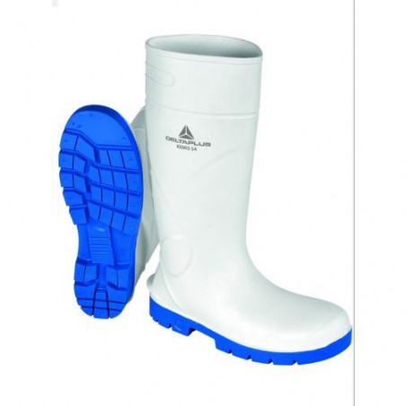 BOTTE DE SÉCURITÉ KEMIS S4 PVC BLANC CI FO A E SR