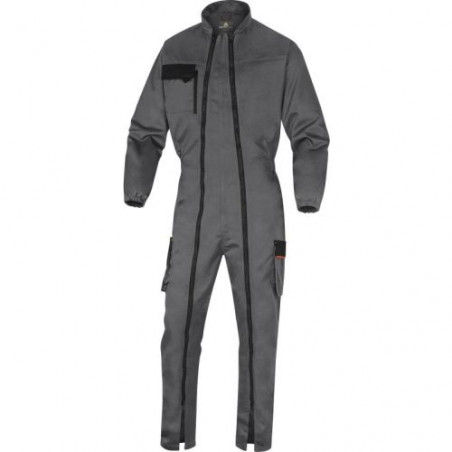 COMBINAISON DE TRAVAIL À DOUBLE ZIPS MACH2 V3 GRIS/ORANGE