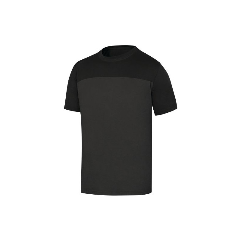 TEE-SHIRT 100% COTON GENOA2 GRIS/NOIR