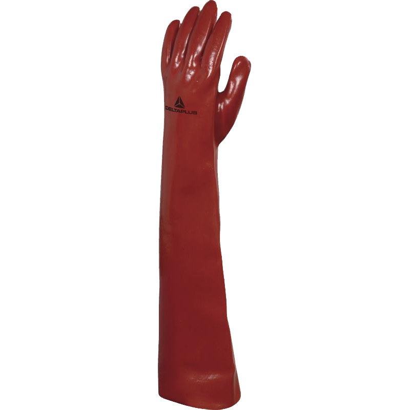 GANTS DE TRAVAIL PVCC EN COTON ENDUIT PVC 60CM T10 - DELTA PLUS - PVCC60010