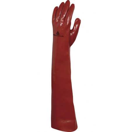 GANTS DE TRAVAIL PVCC EN COTON ENDUIT PVC 60CM T10 - DELTA PLUS - PVCC60010