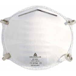MASQUE RESPIRATOIRE COQUE JETABLE SANS SOUPAPE M1200 MOULES FFP2 NR D - DELTA PLUS - M1200C MASQUE RESPIRATOIRE COQUE JETABLE SANS SOUPAPE M1200 MOULES FFP2 NR D - DELTA PLUS - M1200C