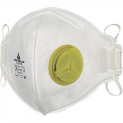 MASQUE RESPIRATOIRE PLIABLE JETABLE FFP2+VALVE - DELTA PLUS - M1200VPC MASQUE RESPIRATOIRE PLIABLE JETABLE FFP2+VALVE - DELTA PLUS - M1200VPC