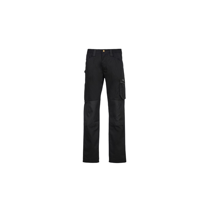 PANTALON DE TRAVAIL AVEC GENOUILLÈRES ROCK PERFORMANCE NOIR