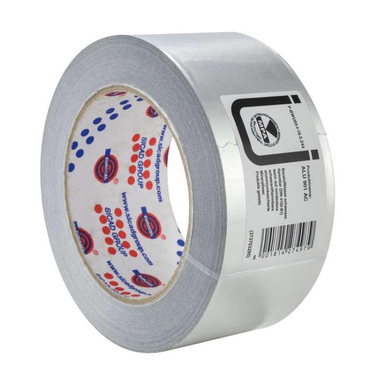 RUBAN ADHÉSIF ALUMINIUM 50MMX10M - EUROCEL - 070100354