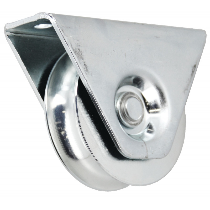 GALET FRATELLI COMUNELLO AVEC SUPPORT EXTERNE, DIAMÈTRE 80MM, MODÈLE 327-80