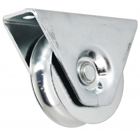 GALET FRATELLI COMUNELLO AVEC SUPPORT EXTERNE, DIAMÈTRE 80MM, MODÈLE 327-80