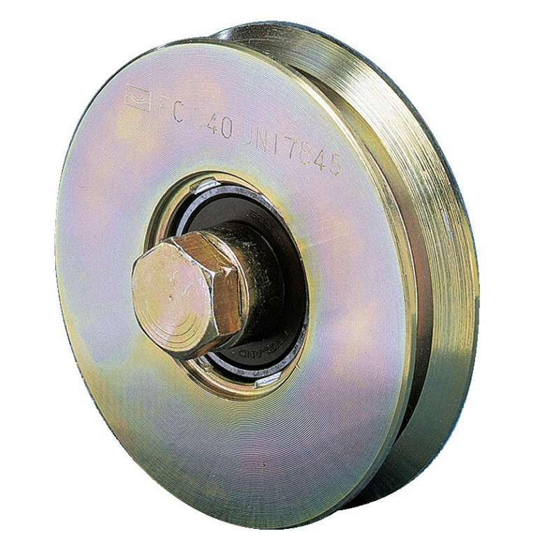 GALET À GORGE V AVEC ROULEMENT À DÉCHARGE COMUNELLO - MODÈLE 306Y