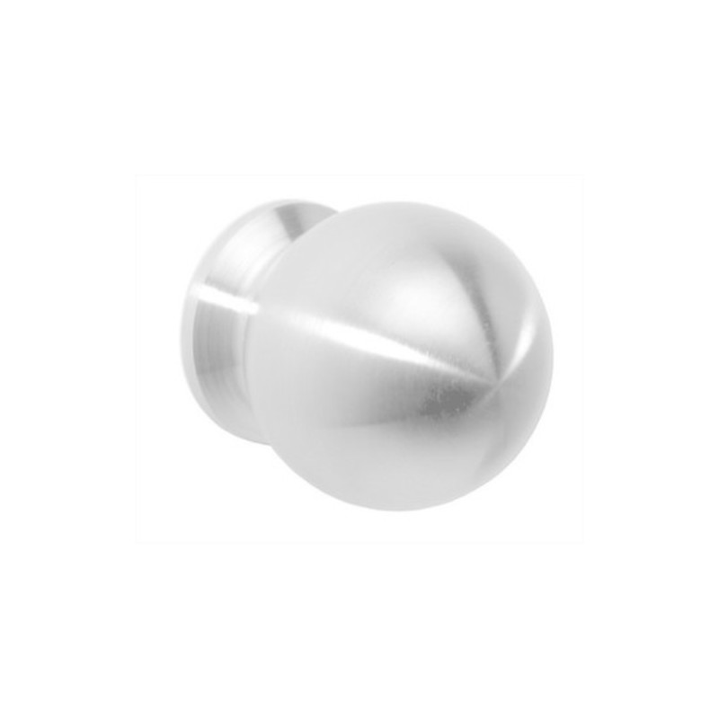 BOUTON BOULE À EMBASE INOX DIAMÈTRE 25 I-132