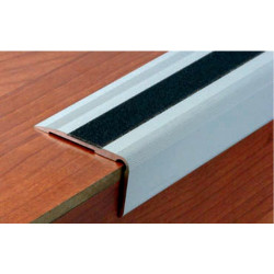 NEZ DE MARCHE ALUMINIUM ANTI-DÉRAPANT AVEC BANDES 19 MM