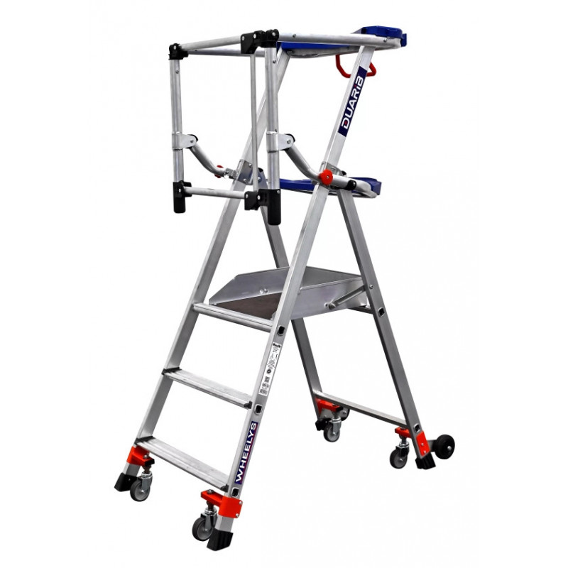 PLATE-FORME WHEELYS INDIVIDUELLE ROULANTE À HAUTEUR FIXE 4 MARCHES