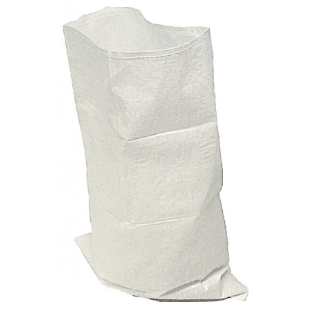 ROULEAU DE 10 SACS À GRAVATS TISSÉS BLANC - DULARY - SAPP55X95B