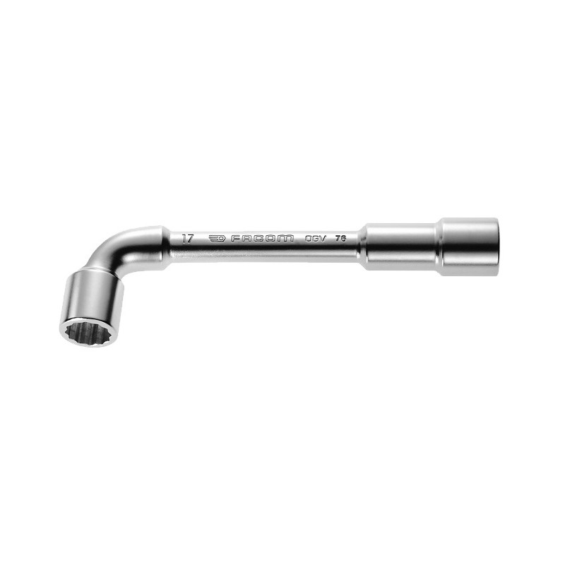 CLÉS À PIPE DÉBOUCHÉES FORGÉES FACOM 12 X 6 PANS MÉTRIQUES - MODÈLE 76