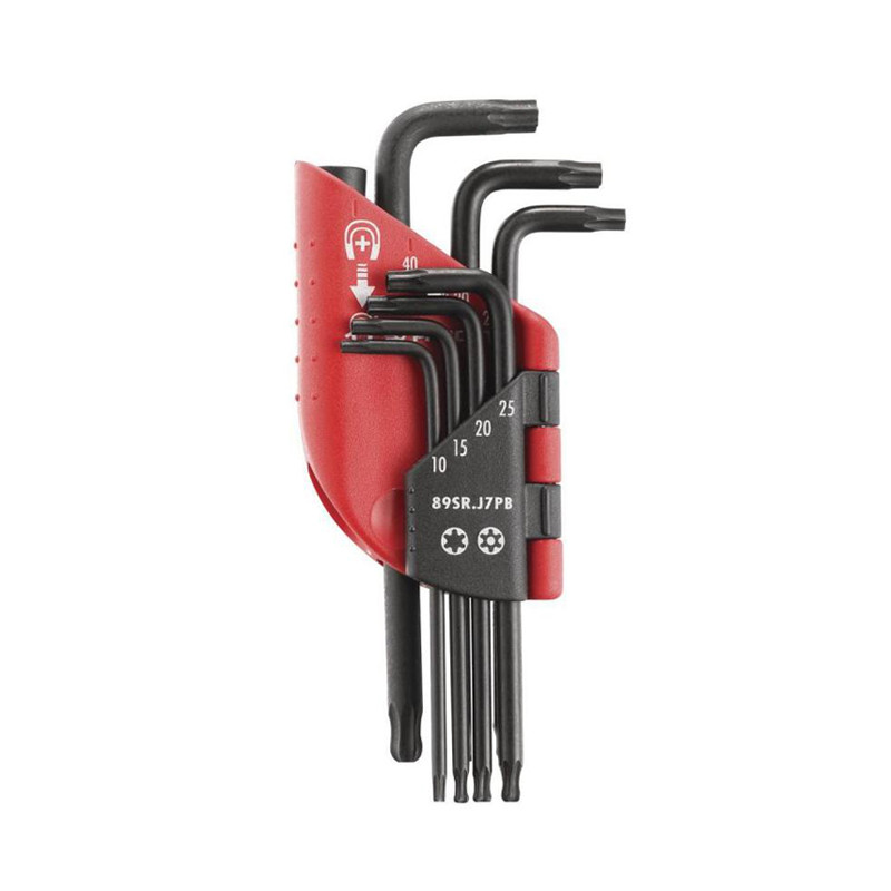 ENSEMBLE DE 7 CLÉS MÂLES TORX RESISTORX FACOM 89SR.J7PB