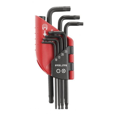 ENSEMBLE DE 7 CLÉS MÂLES TORX RESISTORX FACOM 89SR.J7PB