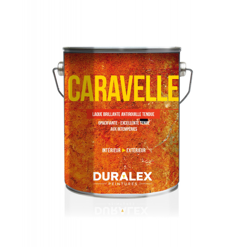 LAQUE BRILLANTE ANTIROUILLE DE FINITION CARAVELLE NOIR 3L - DURALEX - 108100511