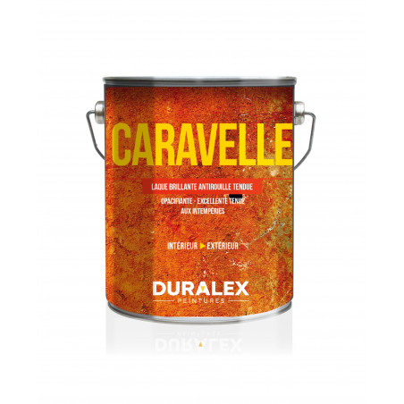 LAQUE BRILLANTE ANTIROUILLE DE FINITION CARAVELLE NOIR 3L - DURALEX - 108100511