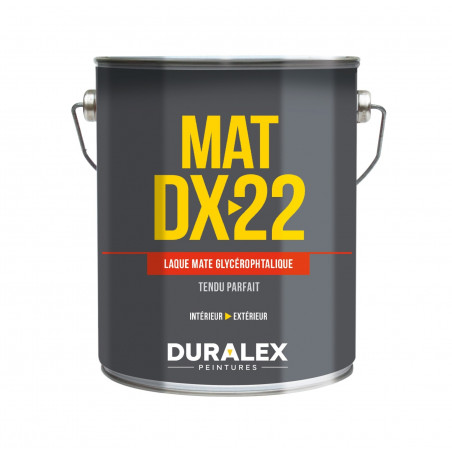 LAQUE MATE GLYCÉROPHTALIQUE DX 22 BLANC 1L