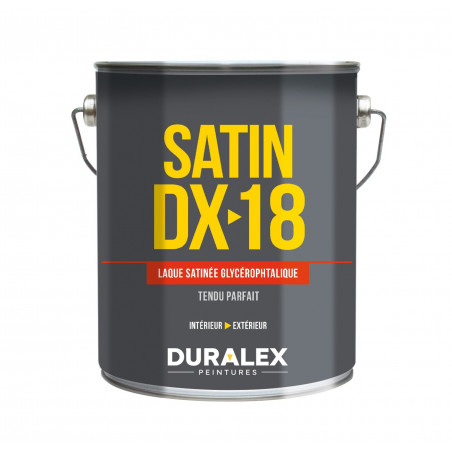 LAQUE SATINÉE GLYCÉROPHTALIQUE DX18 INTÉRIEUR EXTÉRIEUR