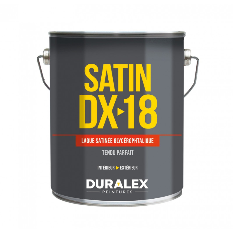 LAQUE SATINÉE GLYCÉROPHTALIQUE DX18 INTÉRIEUR EXTÉRIEUR 3L