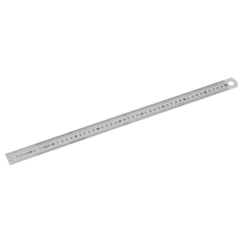 RÉGLETS INOX SEMI-RIGIDES COURTS 2 FACES 500 MM - DELA.1056
