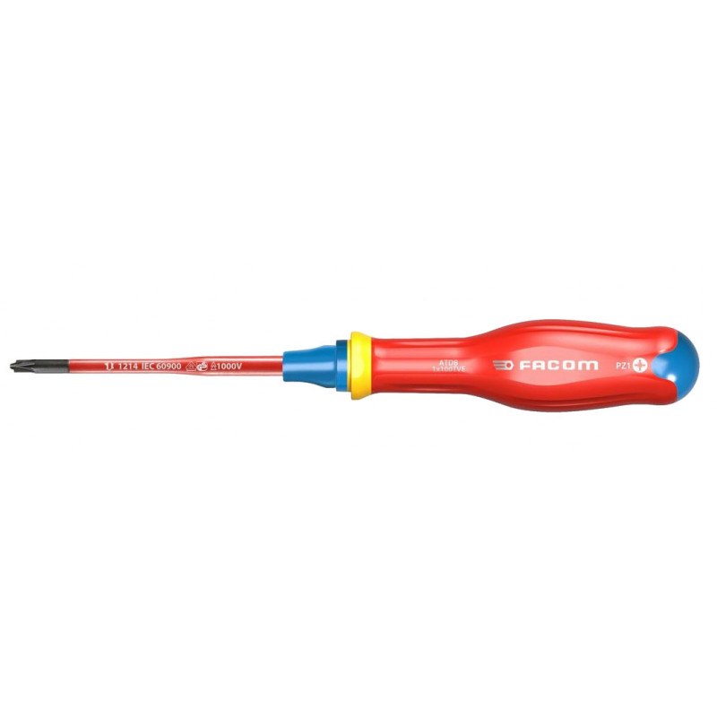 TOURNEVIS ISOLÉ 1000V PROTWIST® BORNEO® FACOM MIXTE FENTE-POZIDRIV® ATDB.TVE