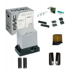 KIT AUTOMATISME FAAC DELTA 230V POUR PORTAIL 500KG