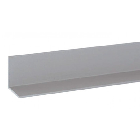 CORNIÈRE EN ALUMINIUM ANODISÉ ARGENT