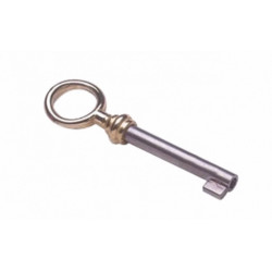 CLE DE MEUBLE ANNEAU ROND 40MM POUR SERRURE MODELE 12033 CLE DE MEUBLE ANNEAU ROND 40MM POUR SERRURE MODELE 12033