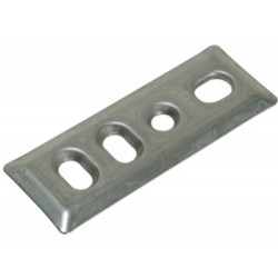 VERROU DE FEUILLURE EN ALUMINIUM TITAN