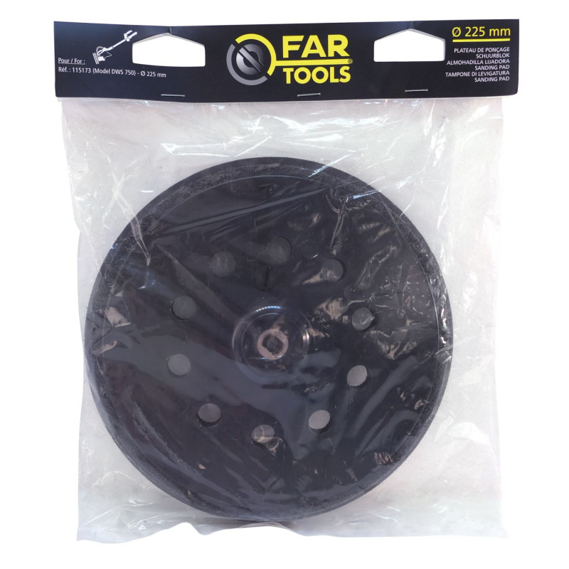 PLATEAU DE PONÇAGE ø225MM POUR PONCEUSE FARTOOLS DWS 750