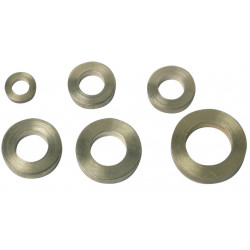 ENSEMBLE DE 10 BAGUES EN LAITON POUR PAUMELLE GRILLE GO FAURE ET FILS