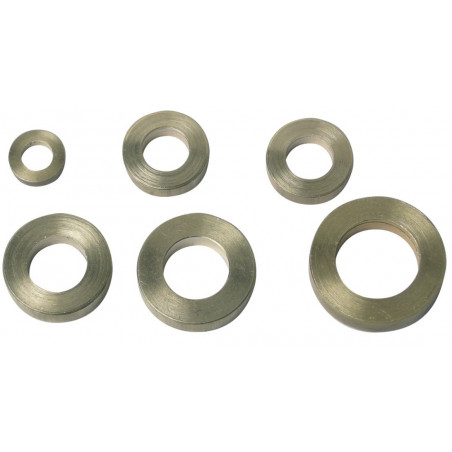ENSEMBLE DE 10 BAGUES EN LAITON POUR PAUMELLE GRILLE GO FAURE ET FILS