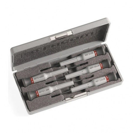 COFFRET 5 TOURNEVIS MICRO-TECH® FACOM MIXTE FENTE/PHILLIPS