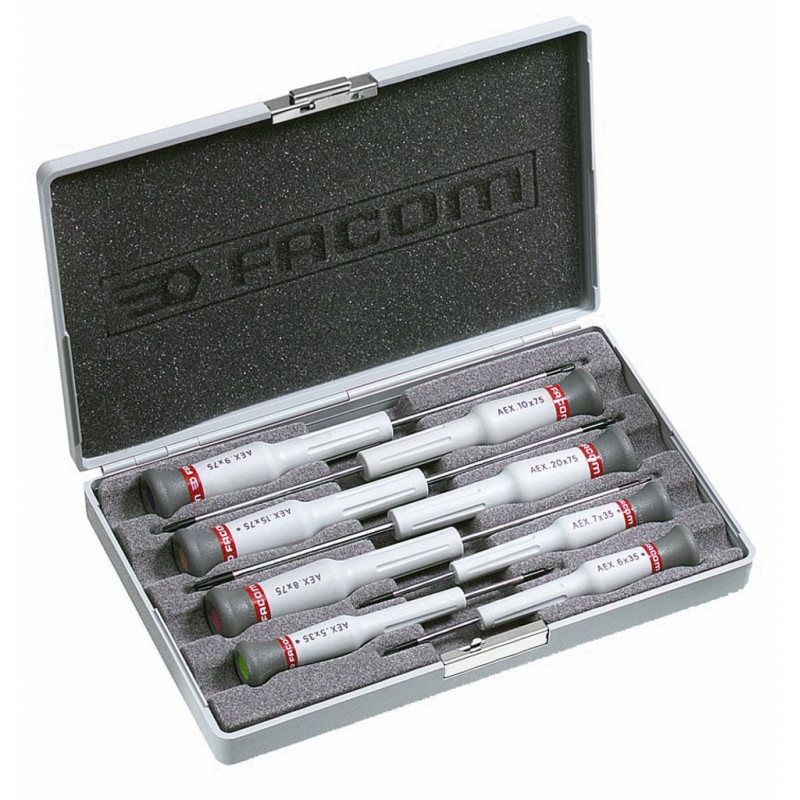 COFFRET 8 TOURNEVIS MICRO-TECH® TORX® FACOM AEX.J2