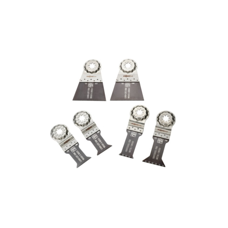 COFFRET 6 LAMES SCIE FEIN E-CUT STARLOCKPLUS BOIS/MÉTAL