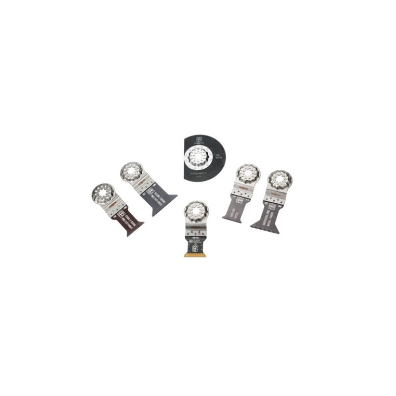 COFFRET DE LAMES DE SCIE FEIN STARLOCK MÉTAL - 6 PIÈCES