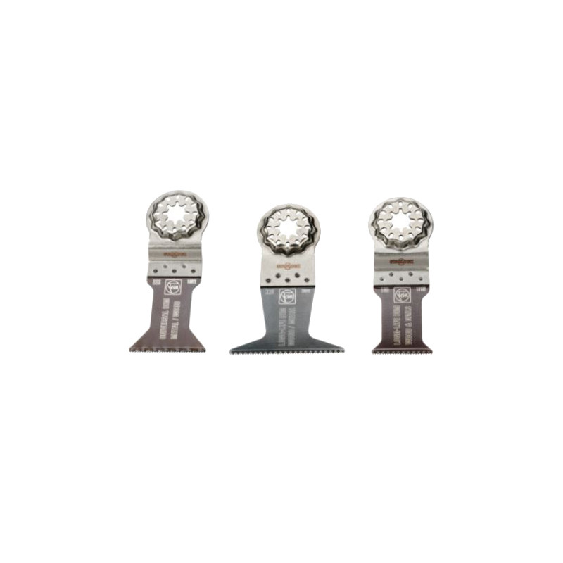 ENSEMBLE LAMES E-CUT STARLOCK BOIS/MÉTAL 3 PIÈCES